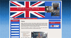 Desktop Screenshot of englishgentsmovers.com